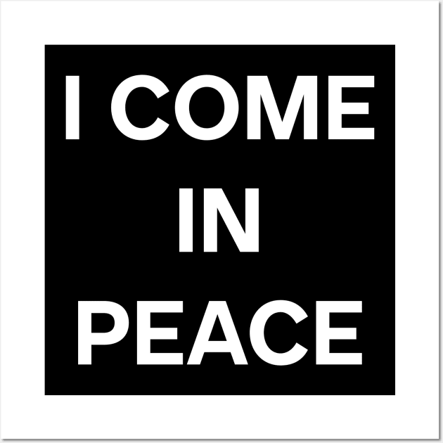 I come in peace - i'm peace matching couple Wall Art by Rosiengo